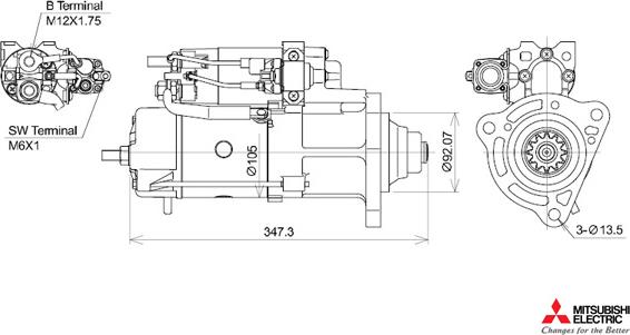 KUTNAK AUTOMOTIVE 723567/M - Стартер autospares.lv