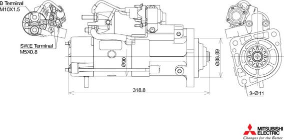 KUTNAK AUTOMOTIVE 723505/M - Стартер autospares.lv