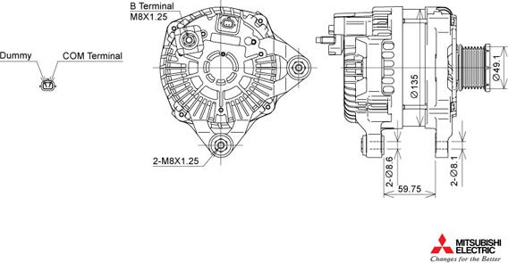 KUTNAK AUTOMOTIVE 723650/M - Генератор autospares.lv