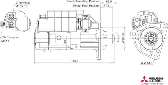 KUTNAK AUTOMOTIVE 723394/M - Стартер autospares.lv