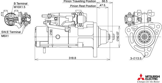 KUTNAK AUTOMOTIVE 723364/M - Стартер autospares.lv