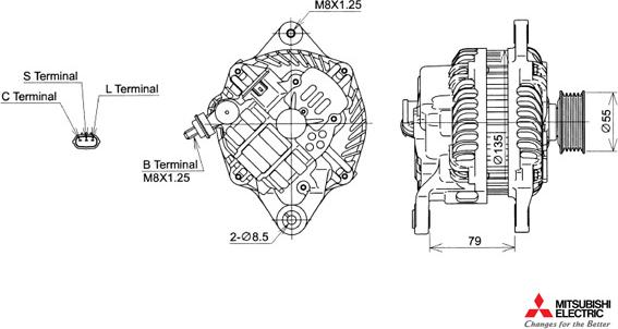 KUTNAK AUTOMOTIVE 722476/M - Генератор autospares.lv