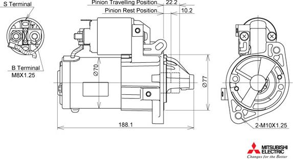 KUTNAK AUTOMOTIVE 722587/M - Стартер autospares.lv