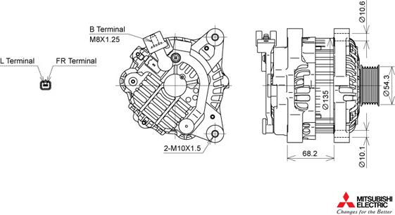 KUTNAK AUTOMOTIVE 722106/M - Генератор autospares.lv