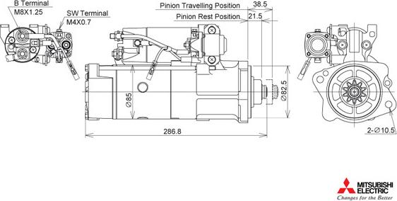 KUTNAK AUTOMOTIVE 722317/M - Стартер autospares.lv