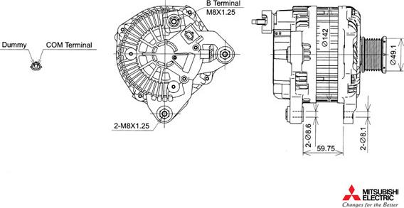 KUTNAK AUTOMOTIVE 722373/M - Генератор autospares.lv