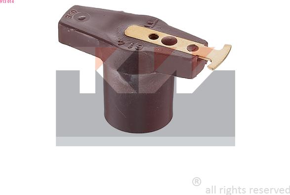 KW 913 014 - Бегунок распределителя зажигани autospares.lv