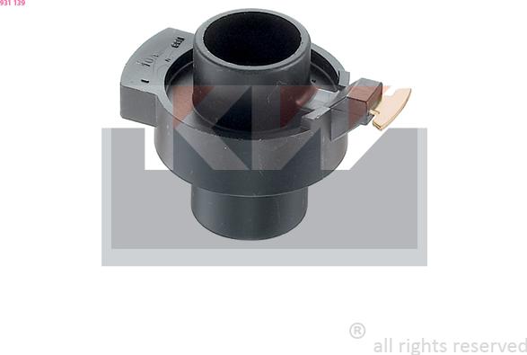 KW 931 139 - Бегунок распределителя зажигани autospares.lv