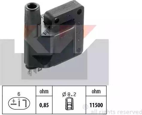 KW 470 229 - Катушка зажигания autospares.lv