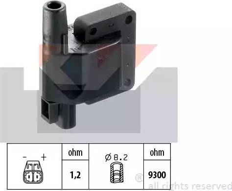 KW 470 221 - Катушка зажигания autospares.lv