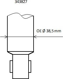 KYB 351700 - Амортизатор autospares.lv