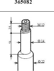 KYB 365082 - Амортизатор autospares.lv