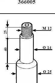 BOGE 36-676-F - Амортизатор autospares.lv