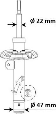 KYB 339802 - Амортизатор autospares.lv