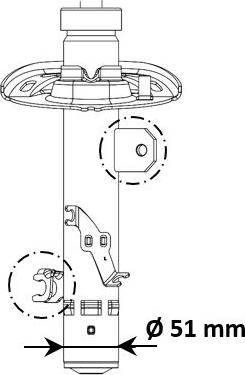 KYB 3338005 - Амортизатор autospares.lv