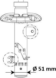 KYB 3338014 - Амортизатор autospares.lv