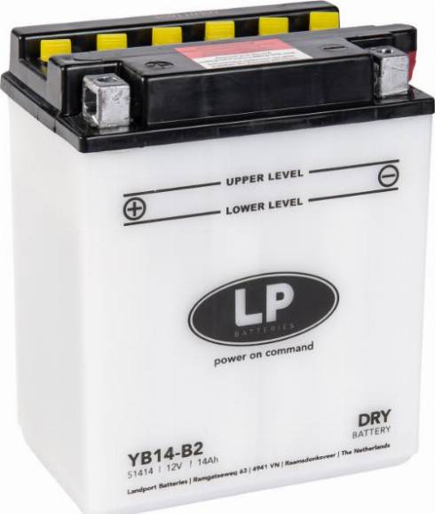 LandportBV MA YB14-B2 - Стартерная аккумуляторная батарея, АКБ autospares.lv