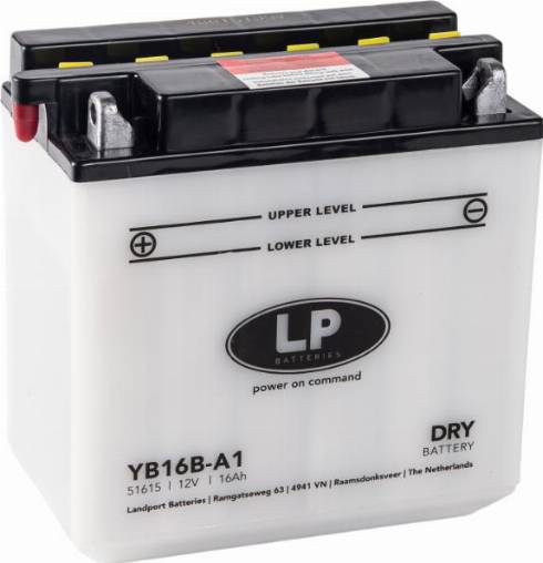 LandportBV MA YB16B-A1 - Стартерная аккумуляторная батарея, АКБ autospares.lv