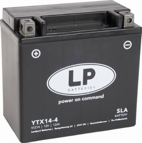 LandportBV MB YTX14-4 - Стартерная аккумуляторная батарея, АКБ autospares.lv