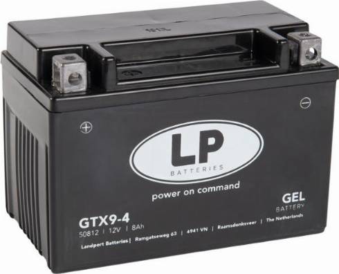 LandportBV MG GTX9-4 - Стартерная аккумуляторная батарея, АКБ autospares.lv
