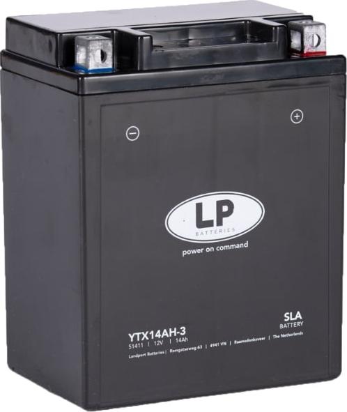 LandportBV MS LTX14AH-3 - Стартерная аккумуляторная батарея, АКБ autospares.lv