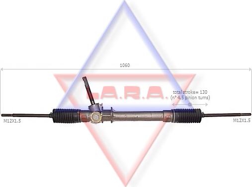 LA.R.A. 290003 - Рулевой механизм, рейка autospares.lv