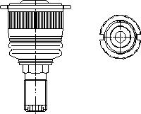 Lemförder 16608 01 - Шаровая опора, несущий / направляющий шарнир autospares.lv