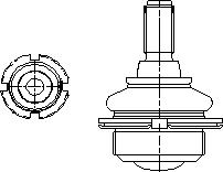 Lemförder 12154 01 - Шаровая опора, несущий / направляющий шарнир autospares.lv