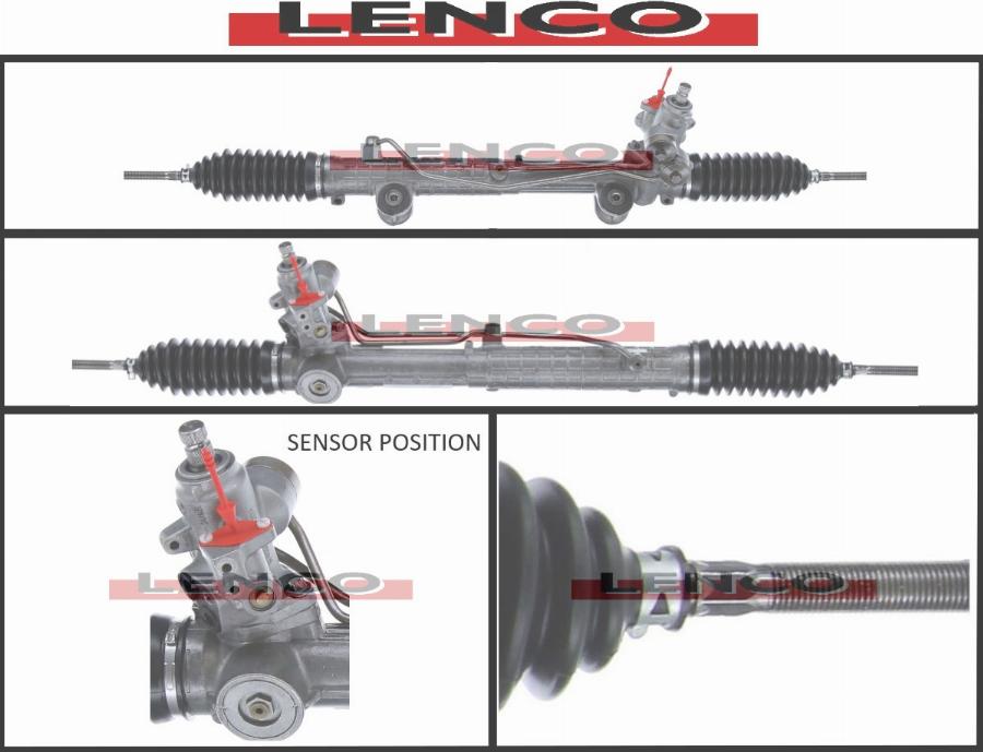 Lenco SGA991L - Рулевой механизм, рейка autospares.lv