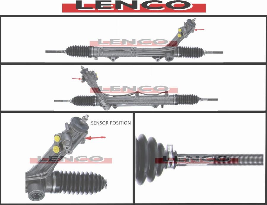 Lenco SGA925L - Рулевой механизм, рейка autospares.lv