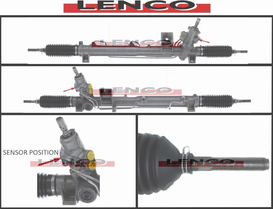 Lenco SGA921L - Рулевой механизм, рейка autospares.lv