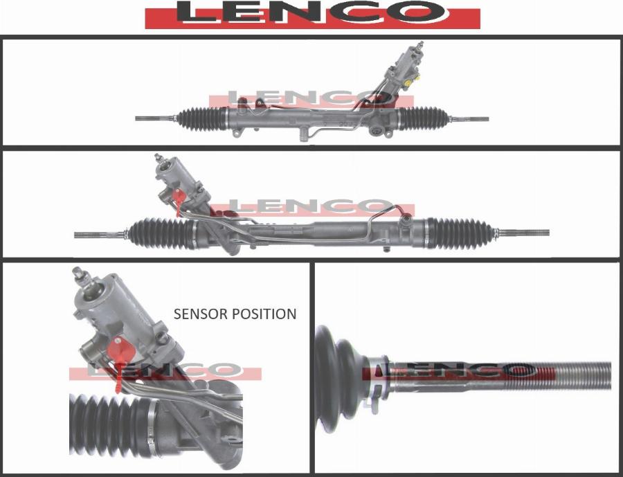 Lenco SGA927L - Рулевой механизм, рейка autospares.lv