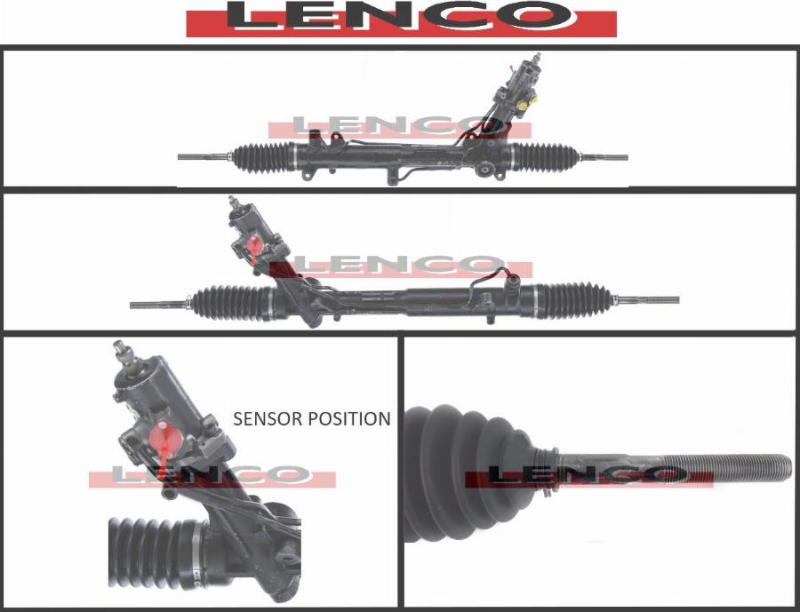 Lenco SGA554L - Рулевой механизм, рейка autospares.lv