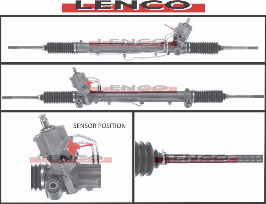 Lenco SGA564L - Рулевой механизм, рейка autospares.lv