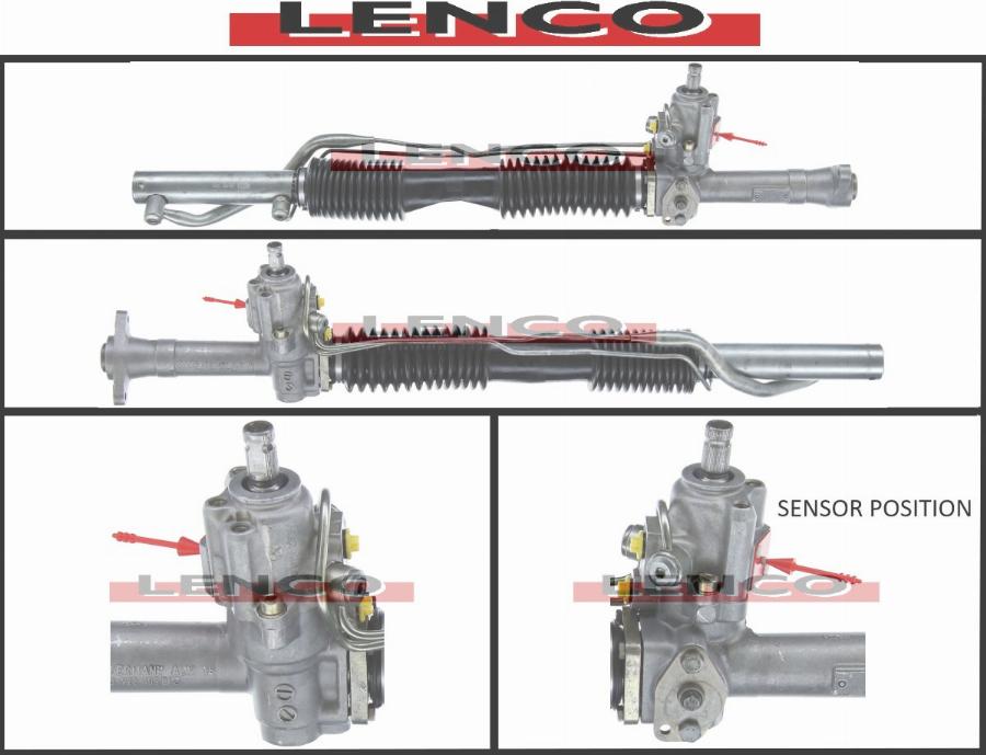 Lenco SGA527L - Рулевой механизм, рейка autospares.lv