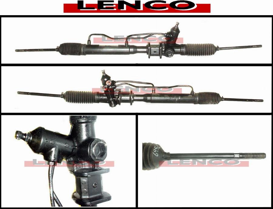Lenco SGA695L - Рулевой механизм, рейка autospares.lv