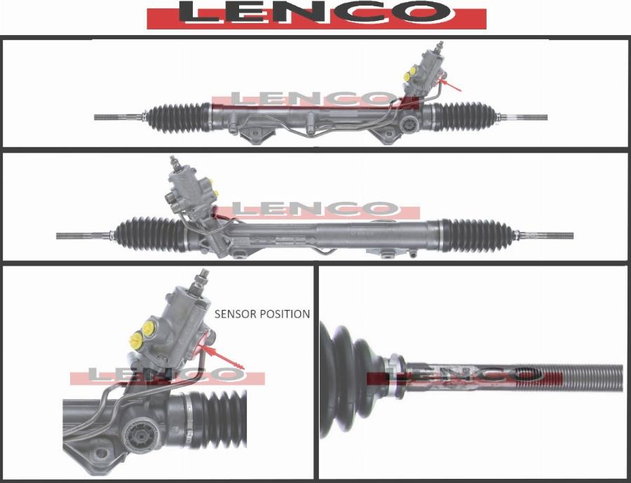 Lenco SGA640L - Рулевой механизм, рейка autospares.lv