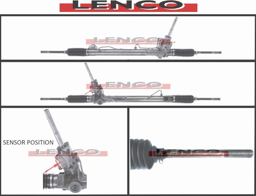 Lenco SGA658L - Рулевой механизм, рейка autospares.lv