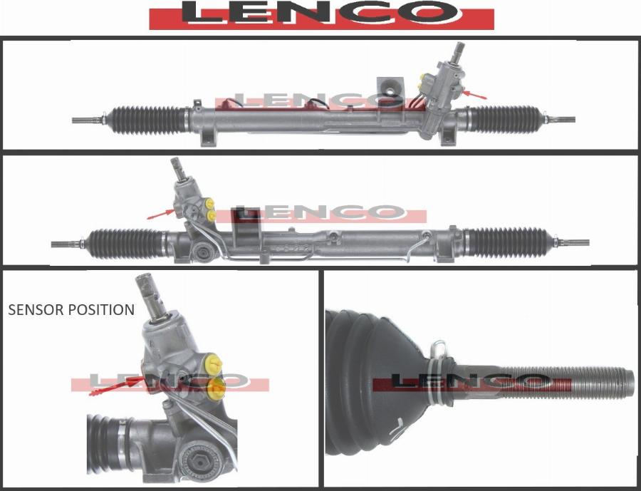 Lenco SGA675L - Рулевой механизм, рейка autospares.lv