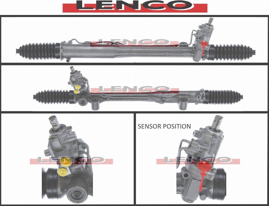 Lenco SGA006L - Рулевой механизм, рейка autospares.lv