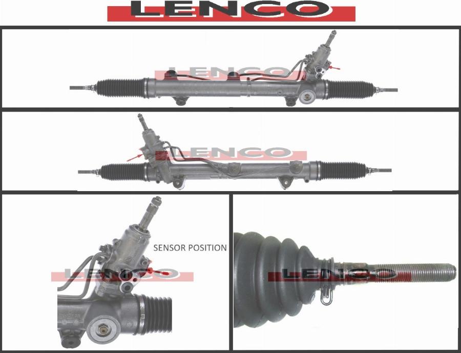 Lenco SGA072L - Рулевой механизм, рейка autospares.lv