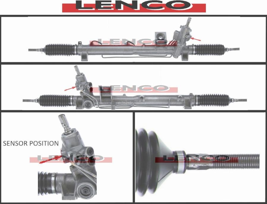 Lenco SGA109L - Рулевой механизм, рейка autospares.lv