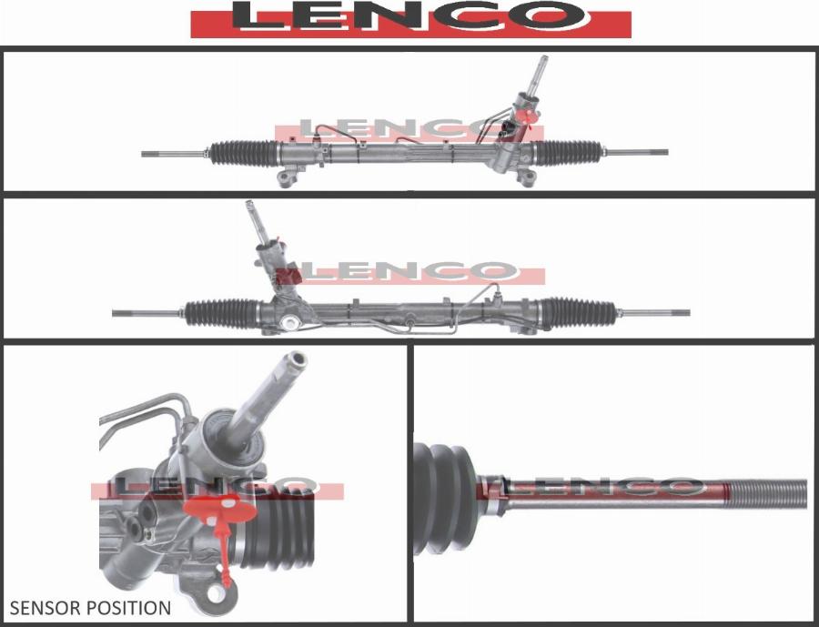 Lenco SGA106L - Рулевой механизм, рейка autospares.lv