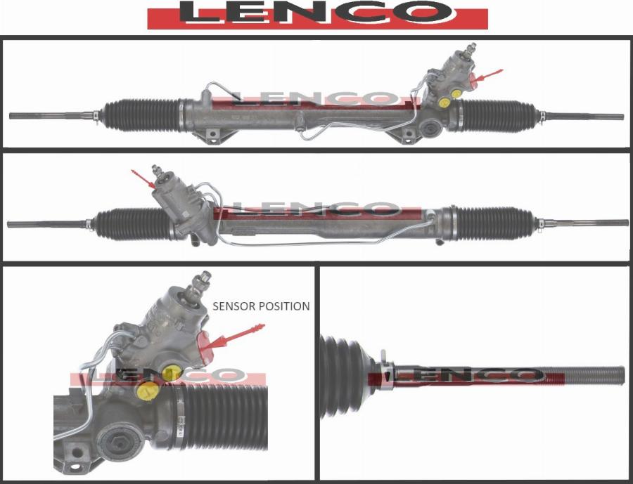 Lenco SGA1038L - Рулевой механизм, рейка autospares.lv