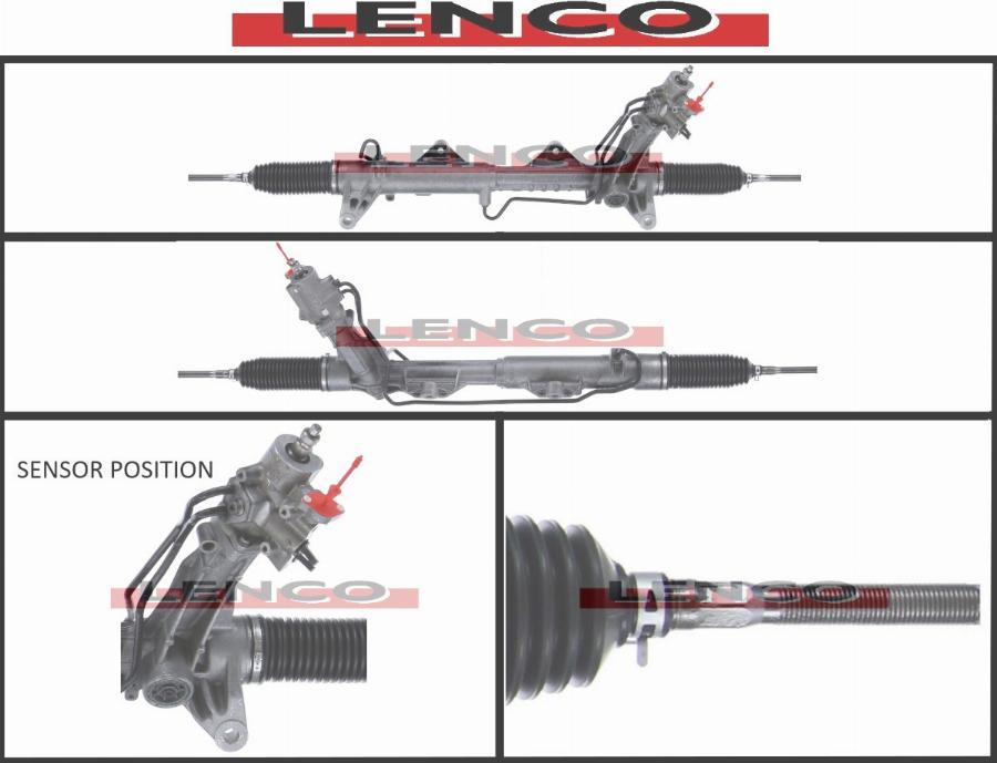 Lenco SGA1117L - Рулевой механизм, рейка autospares.lv