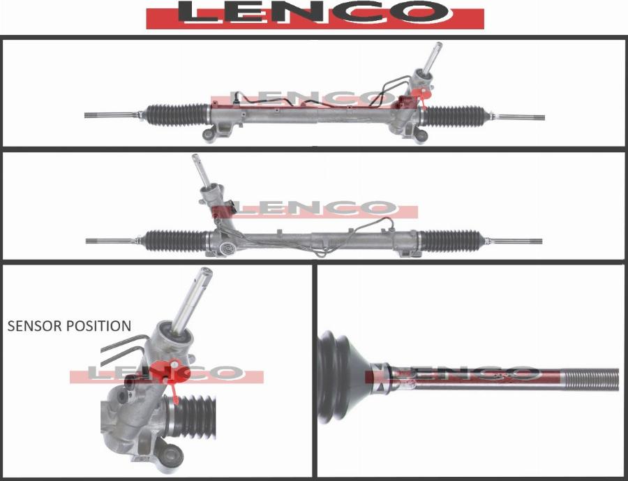 Lenco SGA135L - Рулевой механизм, рейка autospares.lv
