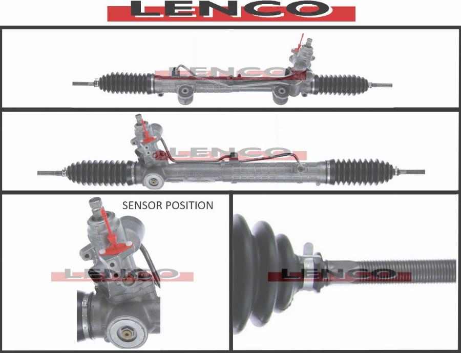 Lenco SGA894L - Рулевой механизм, рейка autospares.lv