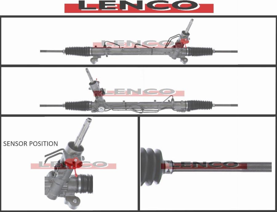 Lenco SGA889L - Рулевой механизм, рейка autospares.lv