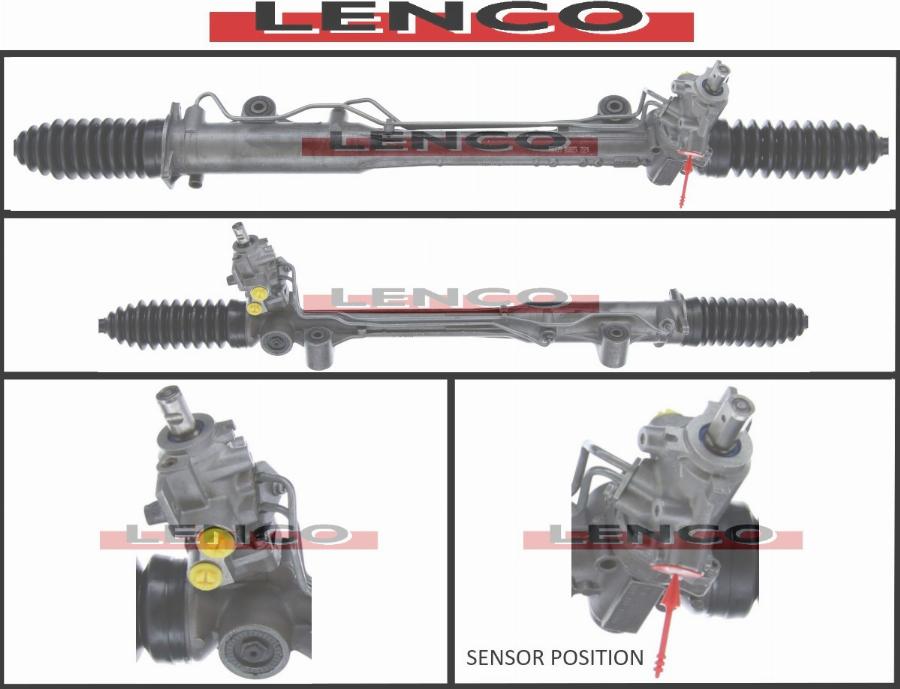 Lenco SGA885L - Рулевой механизм, рейка autospares.lv