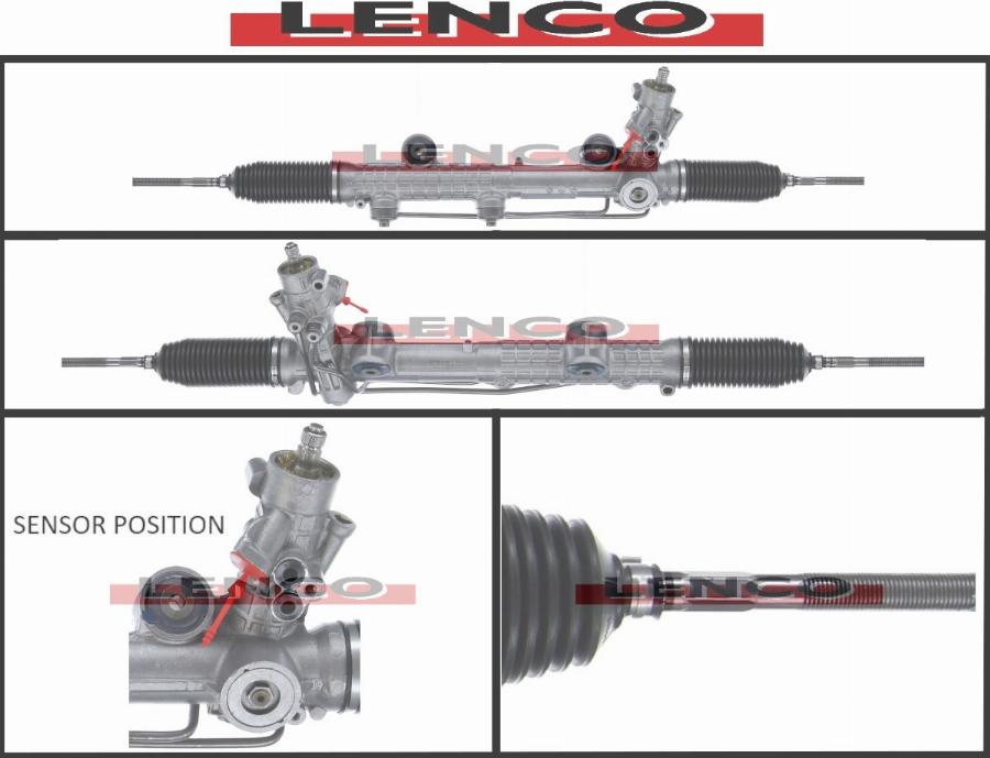 Lenco SGA876L - Рулевой механизм, рейка autospares.lv